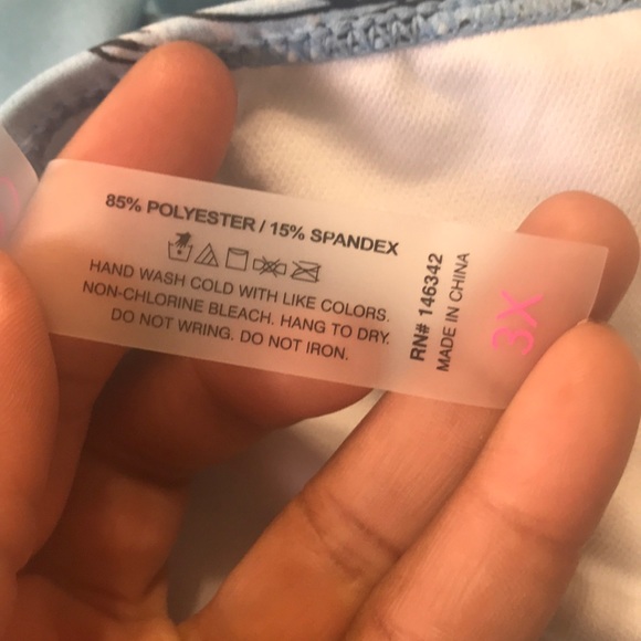 🥀MONROE PUSH UP 2PIECE SWIMSUIT PLUS SIZE 3X🥀 - Picture 7 of 8